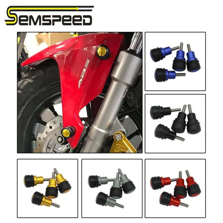 Semspeed M6 6mm Front Fender Fork Frame Slider Decor Screws Bolts For Yamaha Y15zr R15 R25 Mt25 Tracer 900 Gt 135lc Lagenda 115z Ego Solariz Lazada Singapore