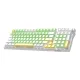 AK992 Mechanical Keyboard 99 Keys RGB Hot-swappable Wireless Keyboard PBT Keycaps 2.4G USB Bluetooth Tri-mode Gaming Keyboard. 
