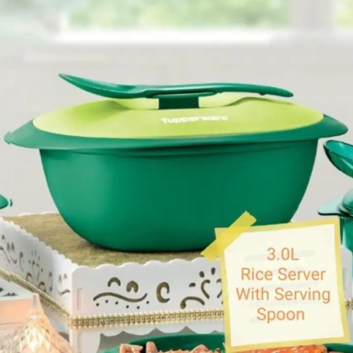 Tupperware Rice Server & Serving spoon