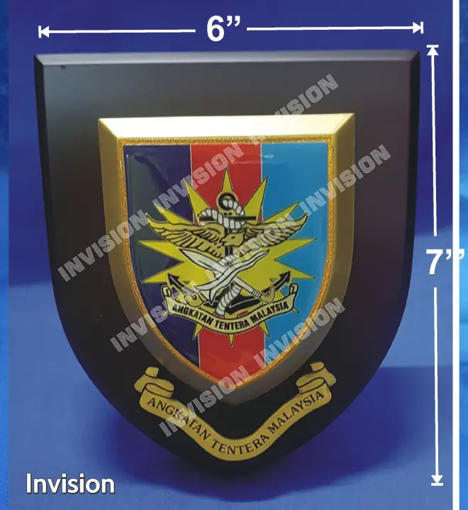 Plaka Pasukan Tentera Malaysia Atm Angkatan Tentera Malaysia Malaysian Armed Forces Army Plaque Military Plaques Plaka Pasukan Lazada