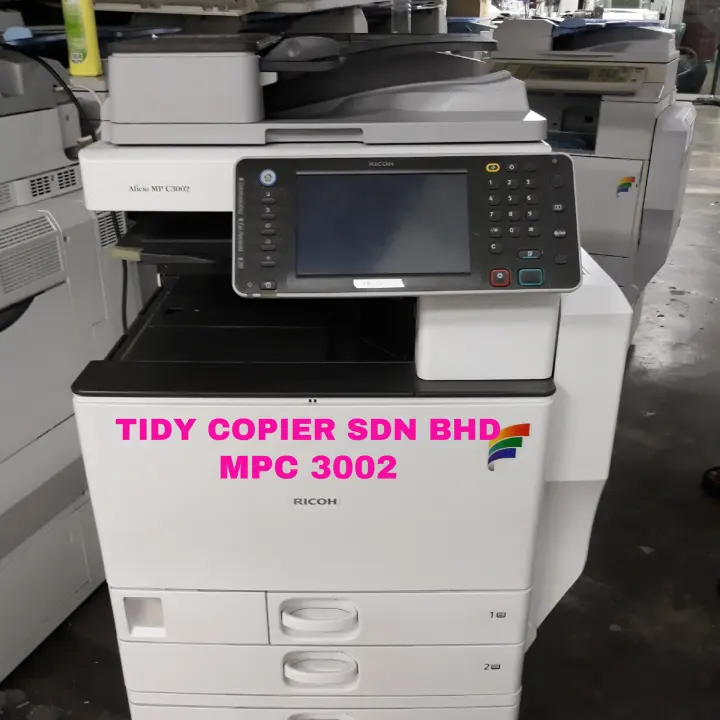 Mesin Fotostat Ricoh Mpc 3002 Copier Printer Scanner Lazada