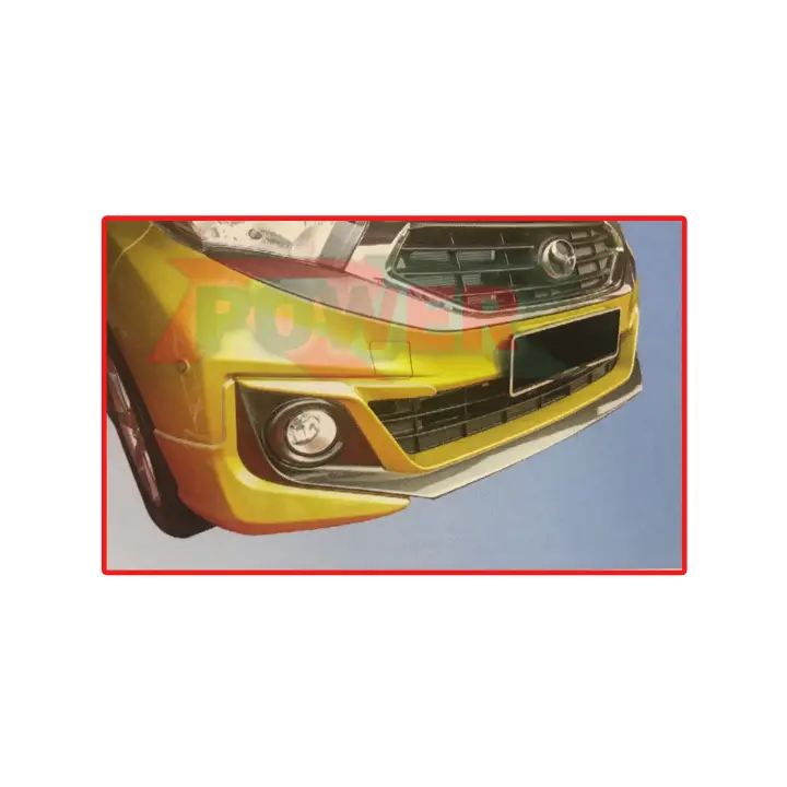 Perodua Myvi Icon 2015 Facelift Gear Up Style Front Skirt Skirting Bumper Lower Lip Spoiler Polyurethane Pu Bodykit Body Kit Part Raw Material Rubber State Lazada