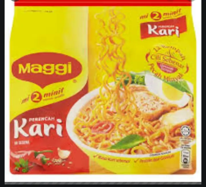 Maggi Kari Noodle Kari Mee 79g X 5 Pack Lazada