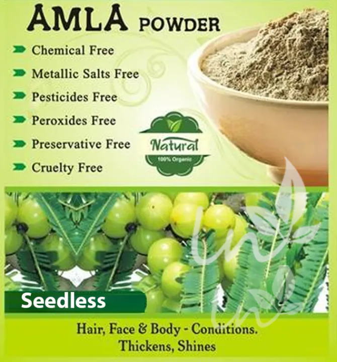 Amla Powder ந ல ல க க ய Indian Goosberry Natural Amla Powder For Hair Care Organic Amla Powder Ready Stock Malaysia Lazada