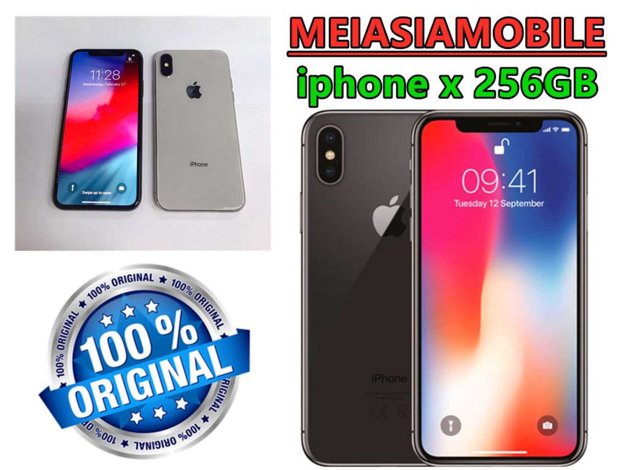 Apple Iphone X 256gb 64gb Used Conditions 95 New 100 Original Lazada Singapore