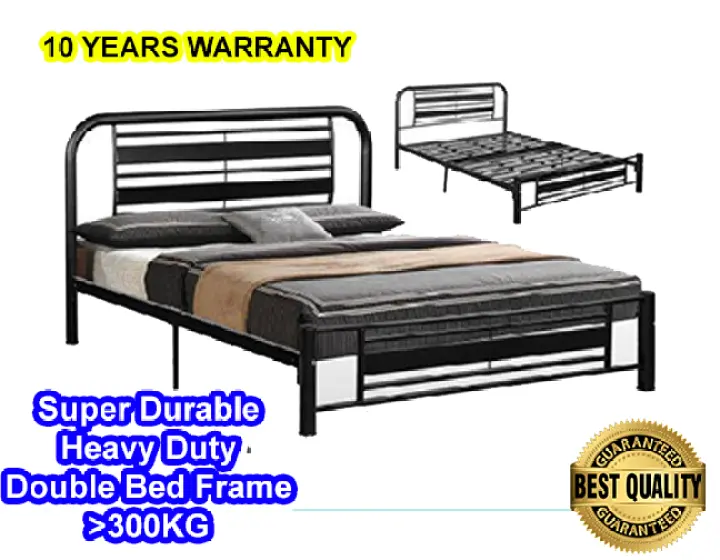 300kg Super Heavy Duty Bed Frame Katil, Super Strong Bed Frame