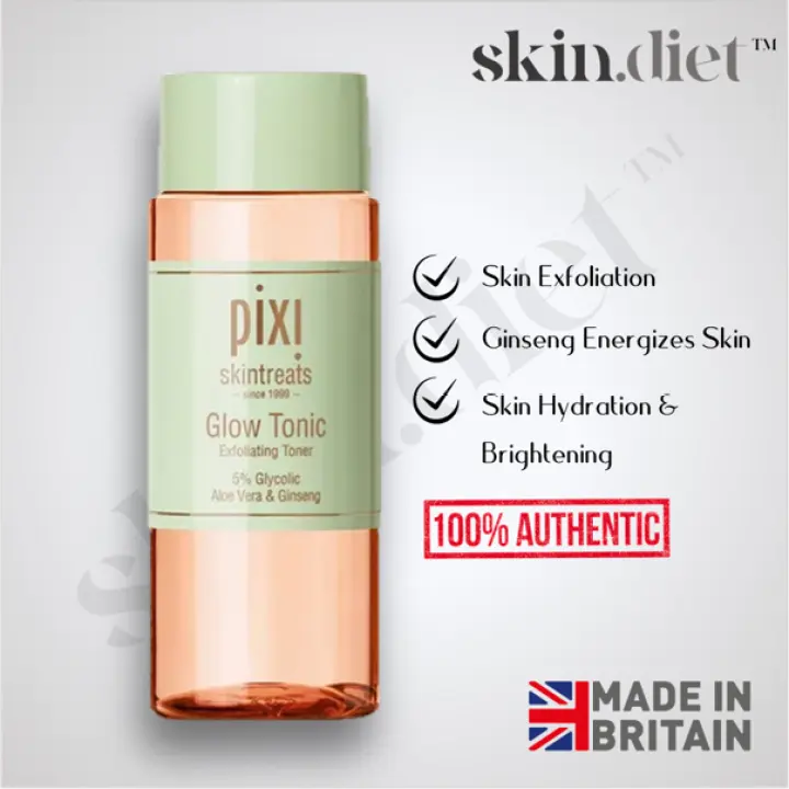 Pixi Glow Tonic 100ml 250ml Skindiet Hydrating Skin Toner Exfoliate Skin Brighten Skin Healthy Glowy Skin Soothe Irritation And Redness Paraben Free And Alcohol Free Ready Stock In Malaysia Fast Delivery Lazada