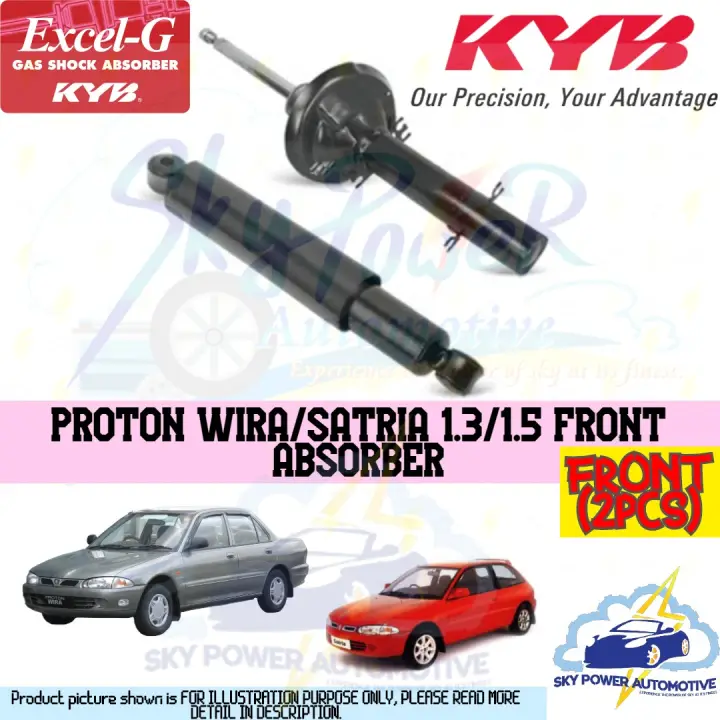 Proton Wira Satria 1 3 1 5 Kayaba Kyb Excel G Gas Shock Absorber Front 2pcs Lazada