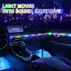 SEAMETAL Car Ambient Lighting Kit RGB LED Strip Light USB Plug Interior Atmosphere Lamp APP Remote Control. 