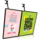 Advertising menu lightbox a3 menu board light box blank light box led menu board. 