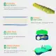 Portable badminton net frame set storage type 3 meters home entertainment simple column field line net frame + racket + two balls. 