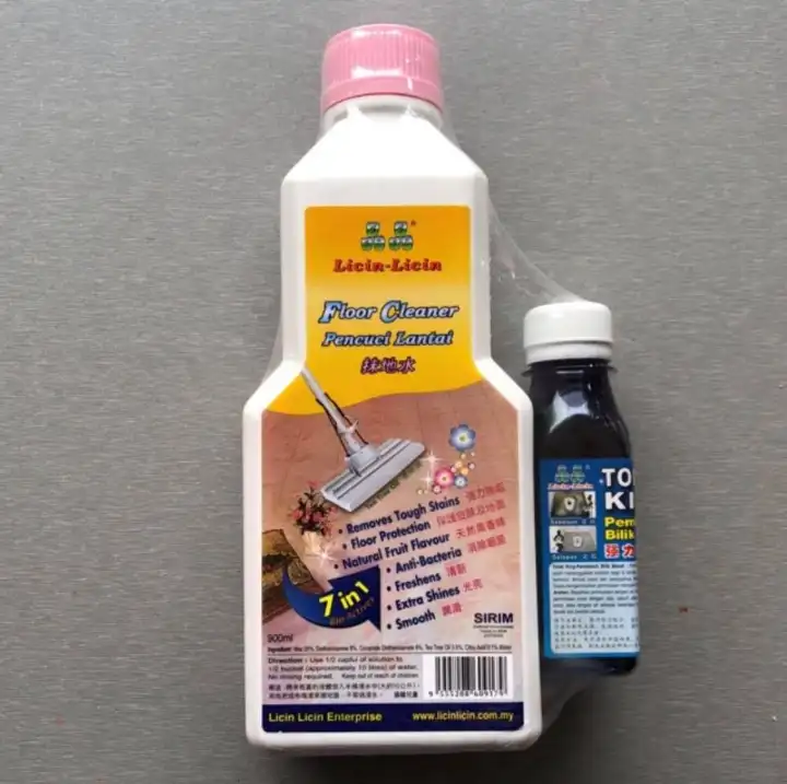 Licin Licin Floor Cleaner 7 In 1 900ml With Random Free Gift 晶晶抹地水 Lazada
