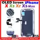 (Support TrueTone) NGS Full Set GX OLED LCD Touch Screen Compatible For iPhone X / iPhone Xr / iPhone Xs / iPhone Xs Max with Tools & Screen Protector. 