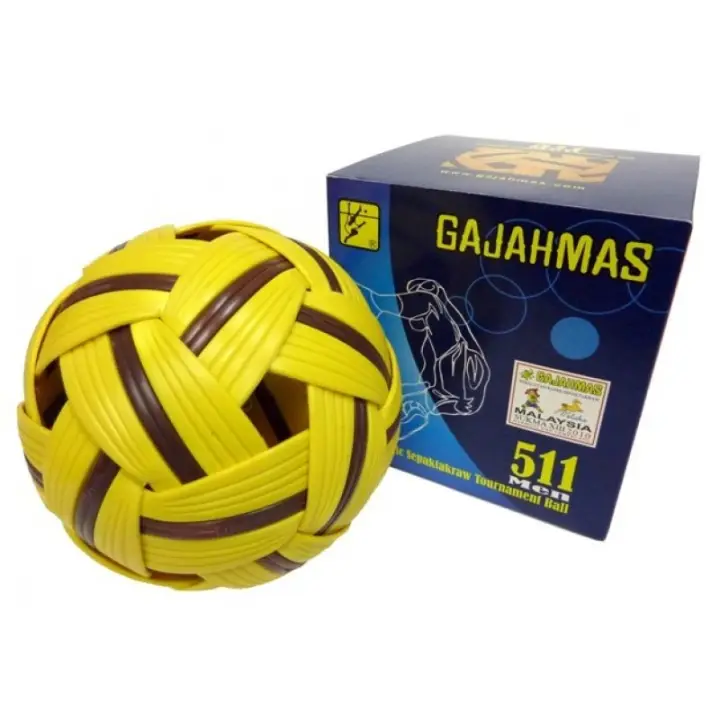 Gajah Emas 511 Takraw Ball Bola Sepak Raga Bola Takraw Lazada