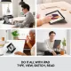 Logitech Combo Touch iPad Pro 11-inch (1st, 2nd, 3rd & 4th gen) Keyboard Case - Detachable Backlit Keyboard, Click-Anywhere Trackpad, Smart Connector. 