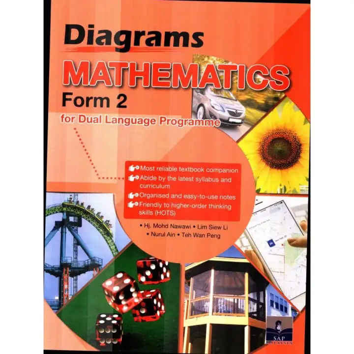 Topbooks Sap Diagrams Mathematics Form 2 For Dual Language Programme Lazada