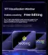 LEOBOG AMG65 three mode smart screen customized mechanical keyboard, GASKET structure, hot plug, RGB dual screen video game keyboard. 