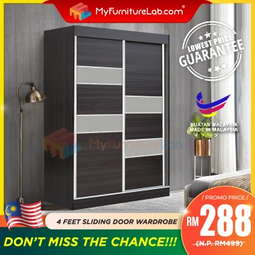 Beli Almari Baju Kayu Murah 4 Pintu Pada Harga Terendah Lazada Com My
