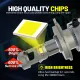 COLIGHT 40000LM H4 H7 Led Mini Projector Lens H8 H11 Canbus 9005 HB3 9006 HB4 9012 Hir2 Car Headlight Bulbs 100W Lamp 12V 24V 6000K with Canbus For Car Motorcycel. 