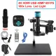 YIZHAN Digital Microscope 4K 48MP HDMI USB 60FPS Microscope Camera+130X 150X 180X Lens + Foldable Bracket for mobile phone repair PCB See the jewelry work. 