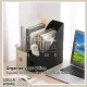 Magazine Box File Foldable File Stand Document File Storage Box Desktop Organizer Fail Lipat File Storage Holder A4 File Magazine Holder  Rak Buku  Book Stand File Folder. 