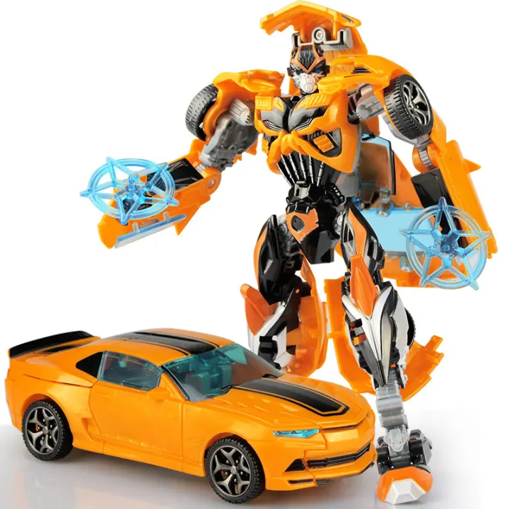 19cm Transformation Car Robot Toys Bumblebee Optimus Prime Megatron Decepticons