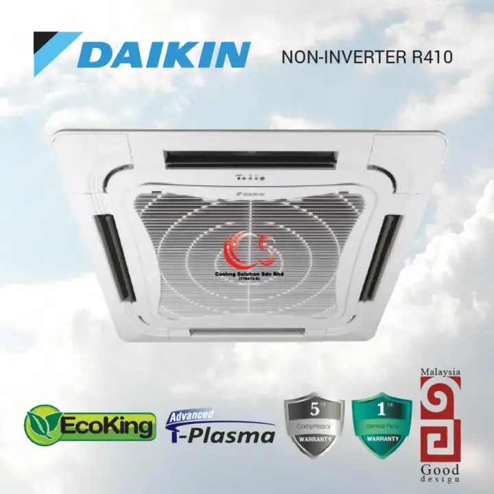 Daikin Cassette Non Inverter Basic R410 3 5hp Fcn35f Rn35f Air Conditioner Aircond Deliver By Seller Within Klang Valley Area Lazada