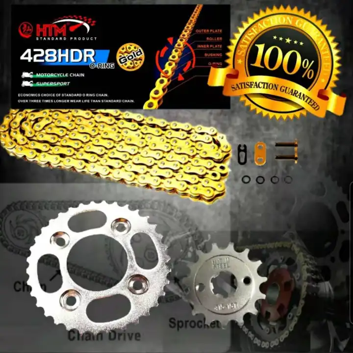 Y15zr Fz150 Fz150i Yamaha 428 428hdr Sprocket Set Oring O Ring O Ring Chain Htm Genuine Part Y15 Zr Fz 150 Y15v2 Y15 V2 Lazada