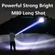 Smiling-Shark Original Flashlight Torch Light SD7009-Powerful M80-10000-Lumens-Super-Bright-Flashlight-USB-Rechargeable-Zoomable-Waterproof-Camping-Hiking-Lighting. 