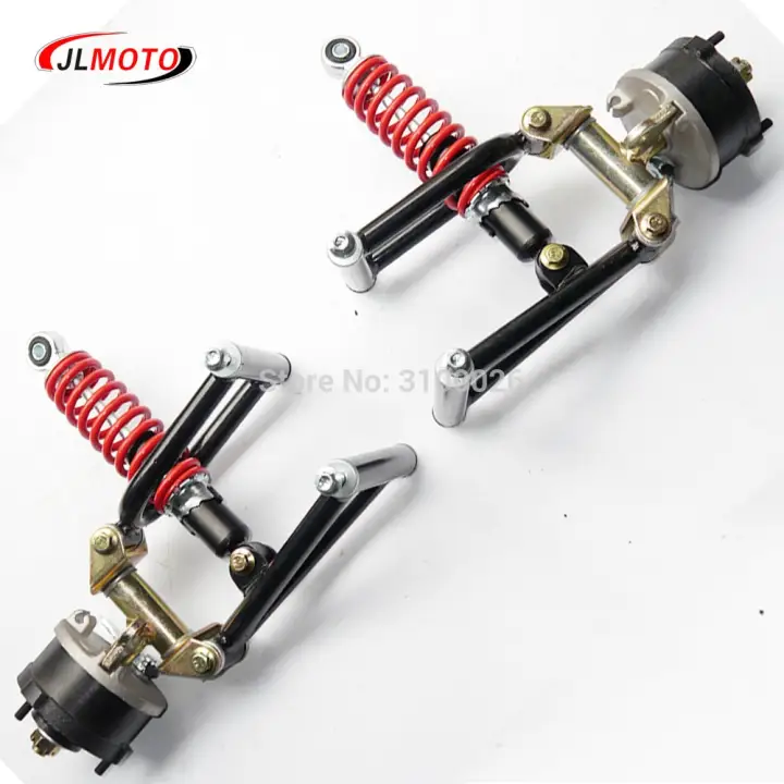 1set Suspension Swing Arm Upper Lower A Arm Steering Knuckle Spindle With Drum Brake Wheel Hub Fit For Buggy Atv Bike Kart Parts Lazada Ph