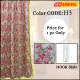 (Product Baru) Langsir Bercorak (10 Corak) / Langsir Rumah / Langsir Tingkap / Langsir Hook Type / Langsir Cotton Fabric. 