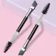 Double Eyelash Brush Eyebrow Brush, Spoolie Brush and Angled Brow Brush Eyelash Brush for Eye Makeup. 