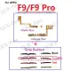 For OPPO F9 Pro Power on / off Switch Button Side Volume Up Down Buttons Flex Cable Replacement. 