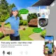 V380 4K Dual Lens Solar Camera 4G Sim Wireless Outdoor Waterproof PIR Motion Detection Zoom CCTV Surveillance Low Powered IP Camara. 