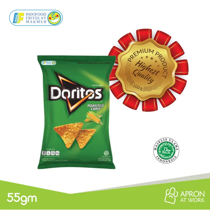 Doritos Tortilla Chips Snacks Roasted Corn Flavor 55g Halal Lazada