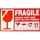 🇲🇾Ready Stock, 10pc/100pc Fragile sticker Fragile label warning label. 