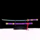Newest Cosplay One Piece Roronoa Zoro Black/White Yama Demon 2nd Kitetsu Sauron enma Weapon Wood Sword Prop 75cm. 