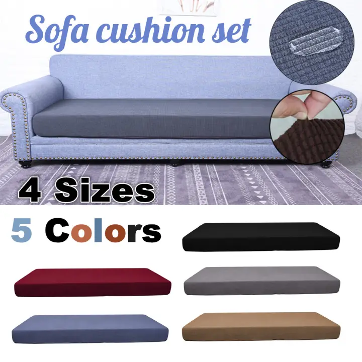 1 4 Seats Waterproof Stretchy Sofa Seat, Sofa Seat Cushion Covers Only