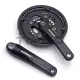 Shimano Alivio FC-T4010 MTB Bike 3x9 Speed Octalink Crankset 48-36-26T 175mm Black. 