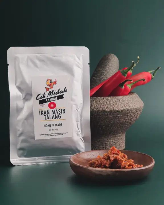 Cik Midah Sambal Ikan Masin Talang Lazada