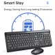 HP CS500 Wireless Keyboard and Mouse Combo Wireless S-shaped Keycap Keyboard Plug and Play Ergonomic 2.4G Wireless Mouse for Office Home Computer PC Laptop. 