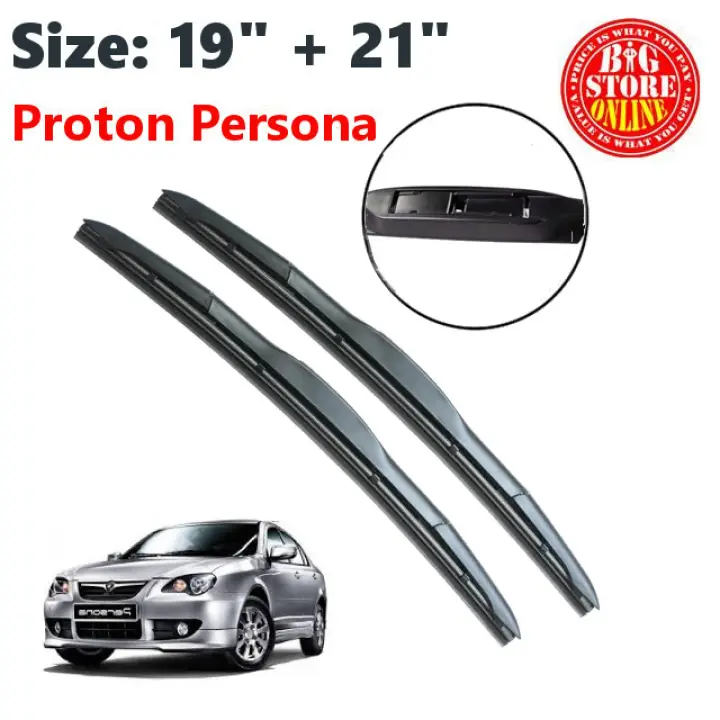 Front Wiper Blade For Proton Persona Vvt Iriz Size 23 16 Inci 2 Pieces 1 Pair Proton Perodua Parts Online Store For Proton And Perodua Car Spare Parts