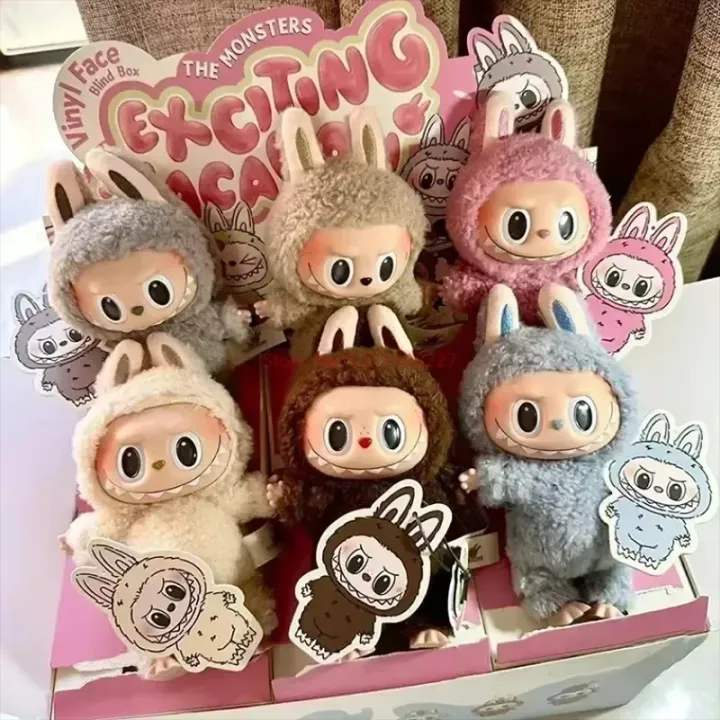2024 New Style Blind Box Labubu The Monsters Macarons Series Toys Cute Action Anime Figure Doll Kids Gifts Toy