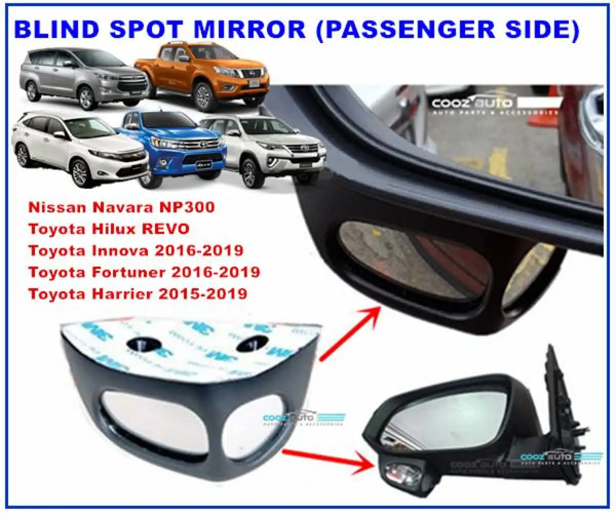 Toyota Innova 2018 Parking Blind, How To Add Blind Spot Mirror
