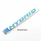 3D Metal HYBRID Car Sticker Emblem Badge For Hybrid Logo Toyota. 