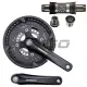 Shimano Alivio FC-T4010 MTB Bike 3x9 Speed Octalink Crankset 48-36-26T 175mm Black. 