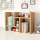 Table top rack Portable Office Table Book Rack Document Storage Rack Rak buku Desktop Shelf Office Home Bookshelf Wooden Desktop Organizer 桌面书架. 
