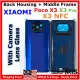 Full Set Back Housing Back Cover Compatible For XIAOMI POCO X3 POCO X3 Pro POCO X3 NFC With Middle Frame & Volume Button. 