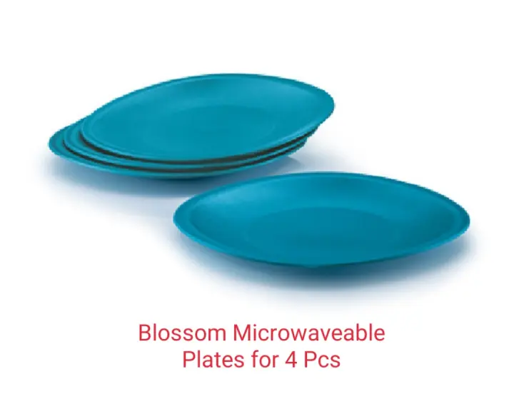 Tupperware Blossom Microwaveable Plates(4 Pcs)