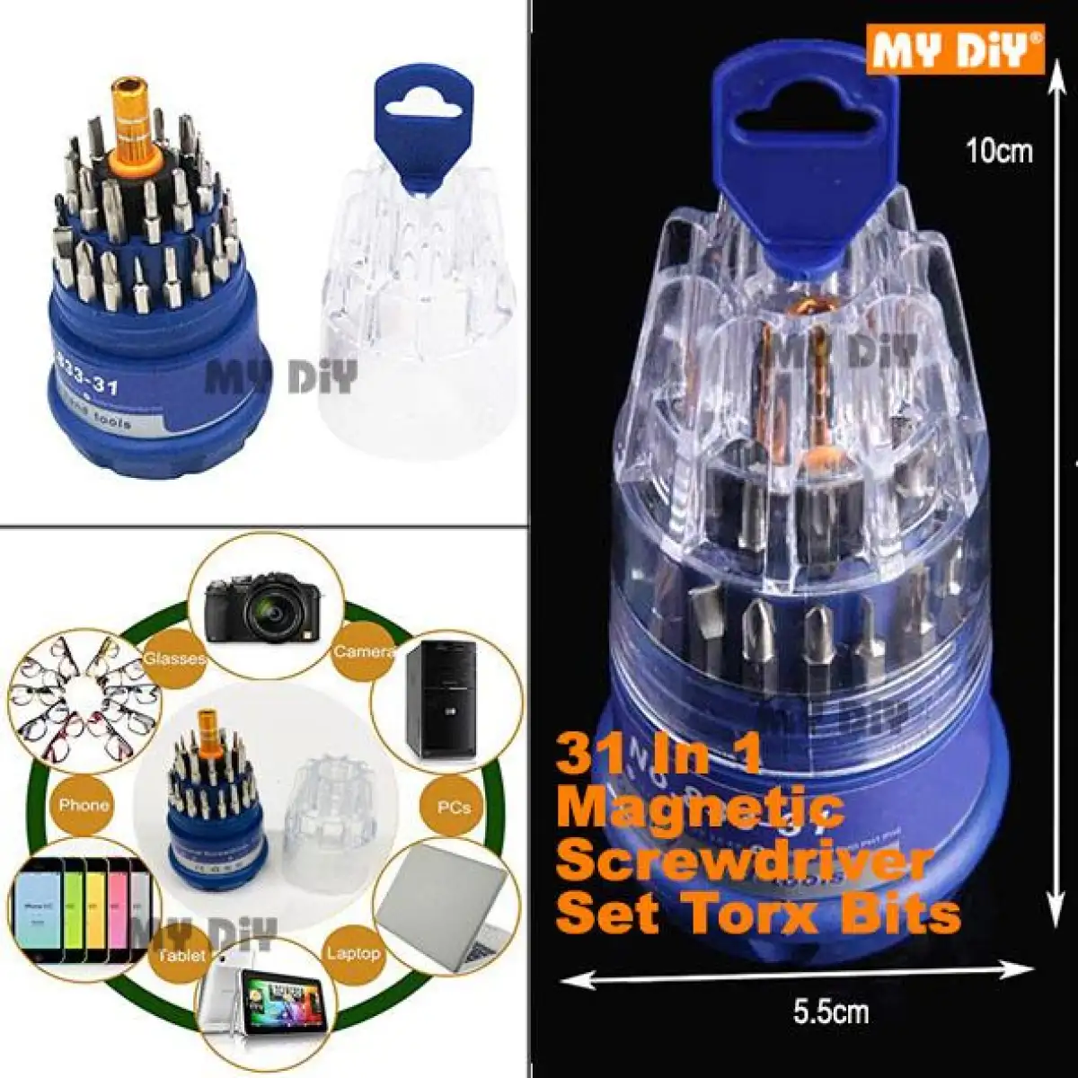 Diyhardwarestation Sphinx 31 In 1 Precision Screwdriver Original Set Magnetic Bit Multipurpose Precision Screwdriver Diy Repairing